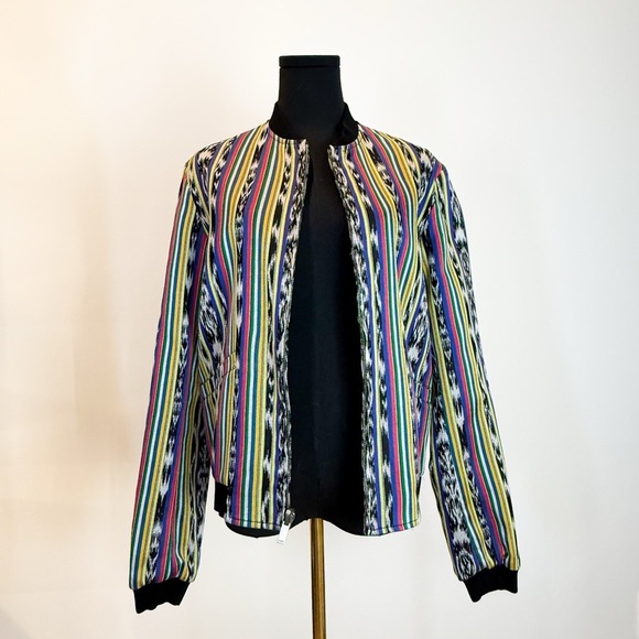 BNWOT Rare Saint Laurent Reversible Printed Jacket Size Small JU0014 - Picture 12 of 16